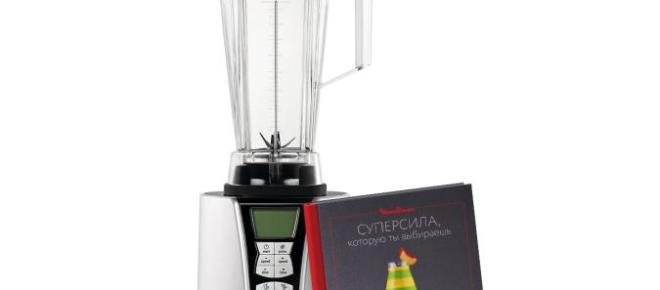 Moulinex LM936E10 blender - nous cuisinons des smoothies rapidement et savoureux