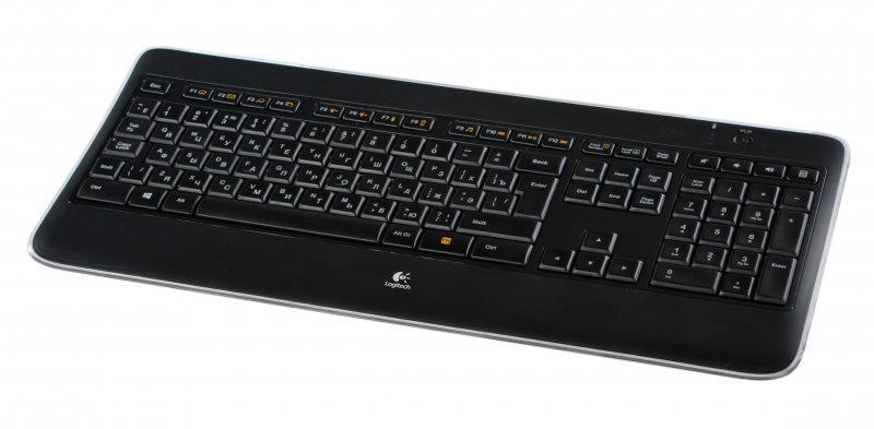 Clavier lumineux sans fil Logitech K800 noir USB